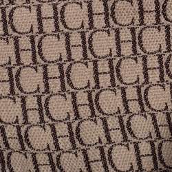 Pre Owned Carolina Herrera Brown Leather Andy Satchel