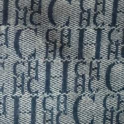 Pre Owned Carolina Herrera Light Beige Embossed Leather Andy Boston Bag