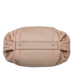 Pre Owned حقيبة ساتشل سي أتش هيريرا داليا جلد مونوغرام بيج