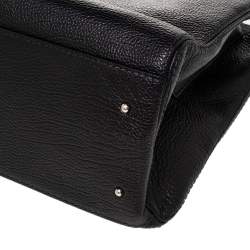 مملوكة مسبقًا حقيبة ساتشل سي أتش كارولينا هيريرا جلد سوداء بسحاب 