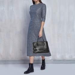 مملوكة مسبقًا حقيبة ساتشل سي أتش كارولينا هيريرا جلد سوداء بسحاب 