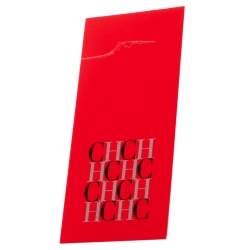 Pre Owned حقيبة كلتش سي أتش كارولينا هيريرا جلد مونوغرامي ذهبي 