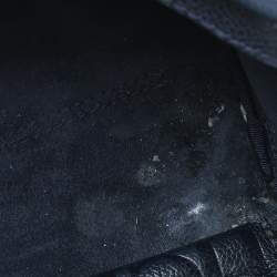 Pre Owned Carolina Herrera Dark Navy Leather Tote