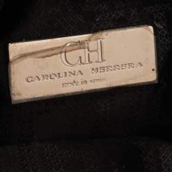 Pre Owned Carolina Herrera Brown Leather New Baltazar Shoulder Bag