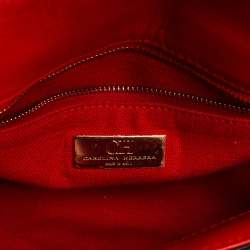 Pre Owned CH Carolina Herrera Black Quilted Leather Bimba Top Handle Bag