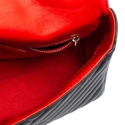 Pre Owned CH Carolina Herrera Black Quilted Leather Bimba Top Handle Bag