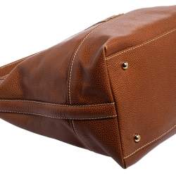 Pre Owned CH Carolina Herrera Brown Leather Hobo