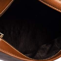 Pre Owned CH Carolina Herrera Brown Leather Hobo