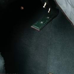 Pre Owned Carolina Herrera Green Monogram Leather Matryoshka Tote