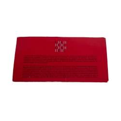 Pre Owned CH Carolina Herrera Navy Blue Leather Chain Flap Shoulder Bag