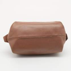 CH Carolina Herrera Brown Leather And Suede Chain Satchel