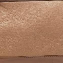 CH Carolina Herrera Brown Leather And Suede Chain Satchel