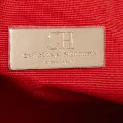 مملوكة مسبقًا CH Carolina Herrera Beige Quilted Leather Flap Shoulder Bag