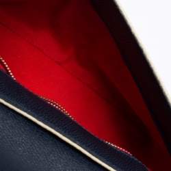 Pre Owned CH Carolina Herrera Multicolor Monogram Coated Canvas and Leather Flap Crossbody Bag