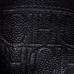 Pre Owned CH Carolina Herrera Black Leather Mini Minuetto Flap Top Handle Bag