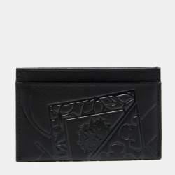 CH Carolina Herrera Black Leather Card Holder