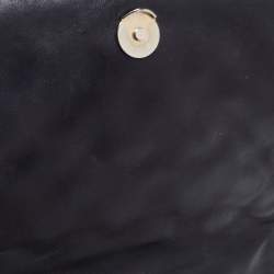 مملوكة مسبقًا CH Carolina Herrera Black Quilted Leather Flap Chain Shoulder Bag