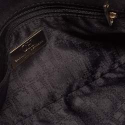 Pre Owned حقيب ة كلتش سي أتش كارولينا هيريرا شعر عجل نقشة فهد بنية نمط مظروف 