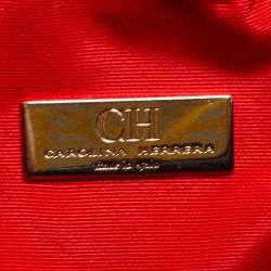 مملوكة مسبقًا CH Carolina Herrera Blue Quilted Leather Flap Chain Shoulder Bag