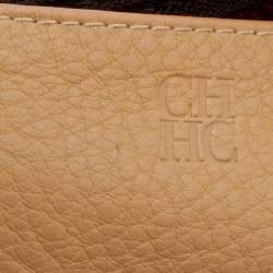Pre Owned CH Carolina Herrera Multicolor Leather Large Andy Boston Bag