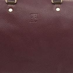 Pre Owned CH Carolina Herrera Multicolor Leather Large Andy Boston Bag