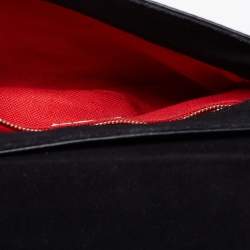 مملوكة مسبقًا CH Carolina Herrera Black Leather Bow Shoulder Bag