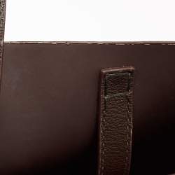 Pre Owned CH Carolina Herrera Brown/Yellow  Monogram Coated Canvas and Leather Matryoshka Padlock Tote