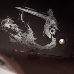 Pre Owned CH Carolina Herrera Brown/Yellow  Monogram Coated Canvas and Leather Matryoshka Padlock Tote