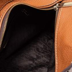 مملوكة مسبقًا CH Carolina Herrera Brown Leather Front Logo Tote