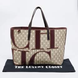 Pre Owned CH Carolina Herrera Tricolor Monogram Canvas and Leather Tote
