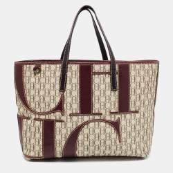 Pre Owned CH Carolina Herrera Tricolor Monogram Canvas and Leather Tote
