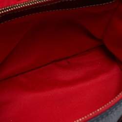 Pre Owned CH Carolina Herrera Navy Blue Leather Matteo Tote