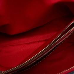 Pre Owned CH Carolina Herrera Navy Blue Leather Matteo Tote