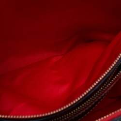 Pre Owned CH Carolina Herrera Navy Blue Leather Matteo Tote