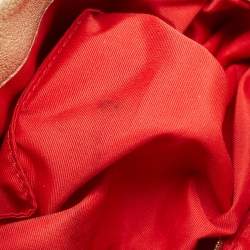 مملوكة مسبقًا CH Carolina Herrera Metallic Gold Quilted Leather Flap Chain Shoulder Bag