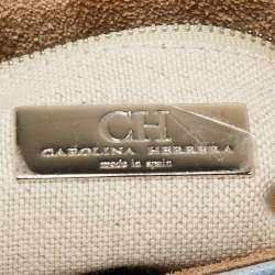 مملوكة مسبقًا CH Carolina Herrera Blue Leather Flap Shoulder Bag