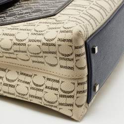 مملوكة مسبقًا CH Carolina Herrera Multicolor Monogram Coated Canvas Top Handle Bag