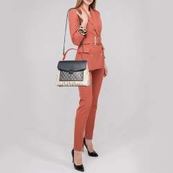 مملوكة مسبقًا CH Carolina Herrera Multicolor Monogram Coated Canvas Top Handle Bag