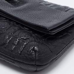 مملوكة مسبقًا CH Carolina Herrera Black Leather Audrey Shoulder Bag