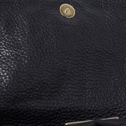 مملوكة مسبقًا CH Carolina Herrera Black Leather Audrey Shoulder Bag