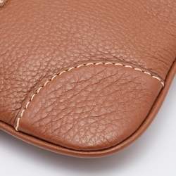 مملوكة مسبقًا CH Carolina Herrera Brown Leather CH Crossbody Bag