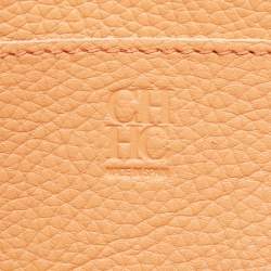 مملوكة مسبقًا CH Carolina Herrera Orange Leather Vendome Tote