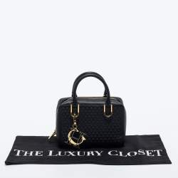 مملوكة مسبقًا CH Carolina Black Leather Baron Bag