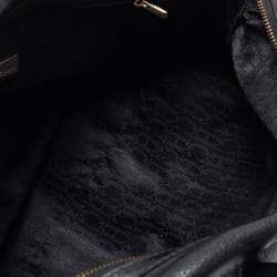 Pre Owned CH Carolina Herrera  Black Leather Boston Bag