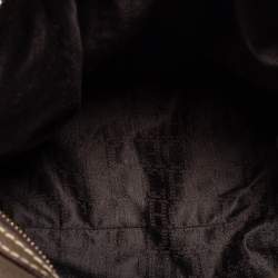 مملوكة مسبقًا CH Carolina Herrera Grey Leather Zip Satchel