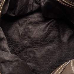 مملوكة مسبقًا CH Carolina Herrera Grey Leather Zip Satchel