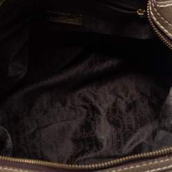 مملوكة مسبقًا CH Carolina Herrera Grey Leather Zip Satchel