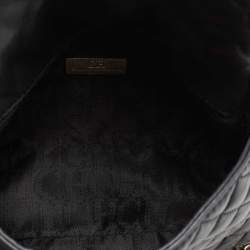 Pre Owned CH Carolina Herrera Black Quilted Leather Chain Crossbody Bag