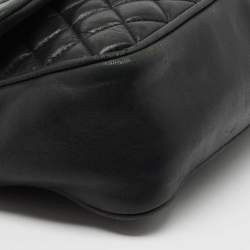 Pre Owned CH Carolina Herrera Black Quilted Leather Chain Crossbody Bag