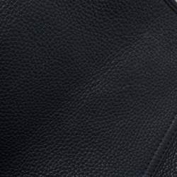 Pre Owned CH Carolina Herrera Navy Blue Grained Leather Chain Shoulder Bag